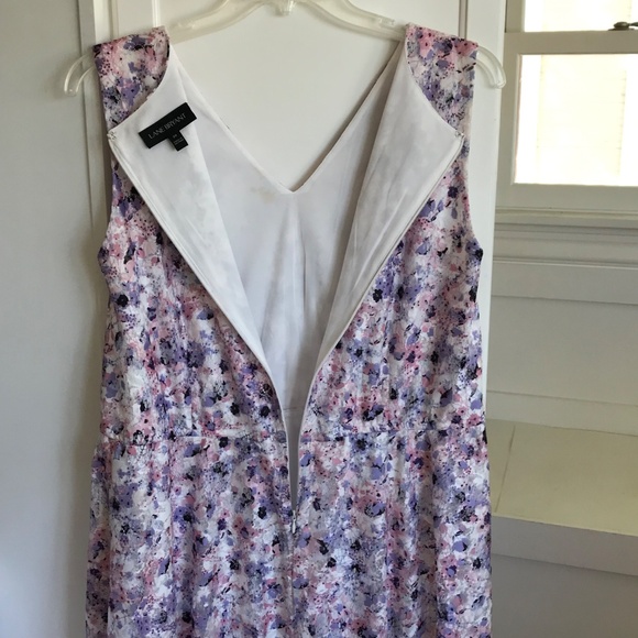 LANE BRYANT Lace Floral Fit and Flare Dress White Pink Women’s Plus Size 20 1X - Picture 7 of 16